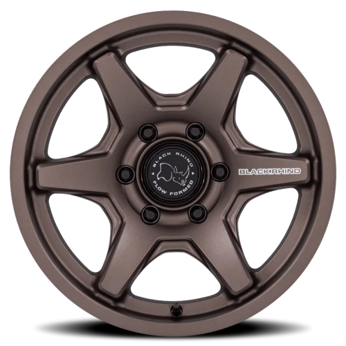 Black Rhino Kuma 17x8.5" 6x139.7mm 106.1mm CB +25mm Burnt Bronze