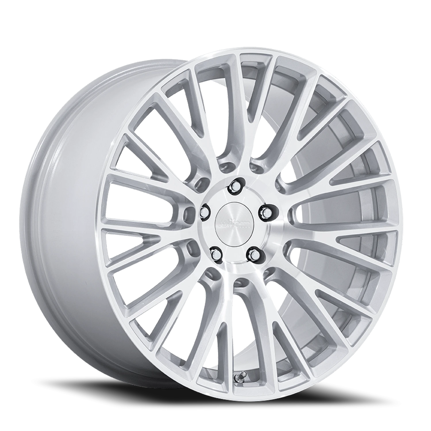 Rotiform LSE 20x8.5" 5x120mm 72.56mm CB +35mm Gloss Silver Machined Face