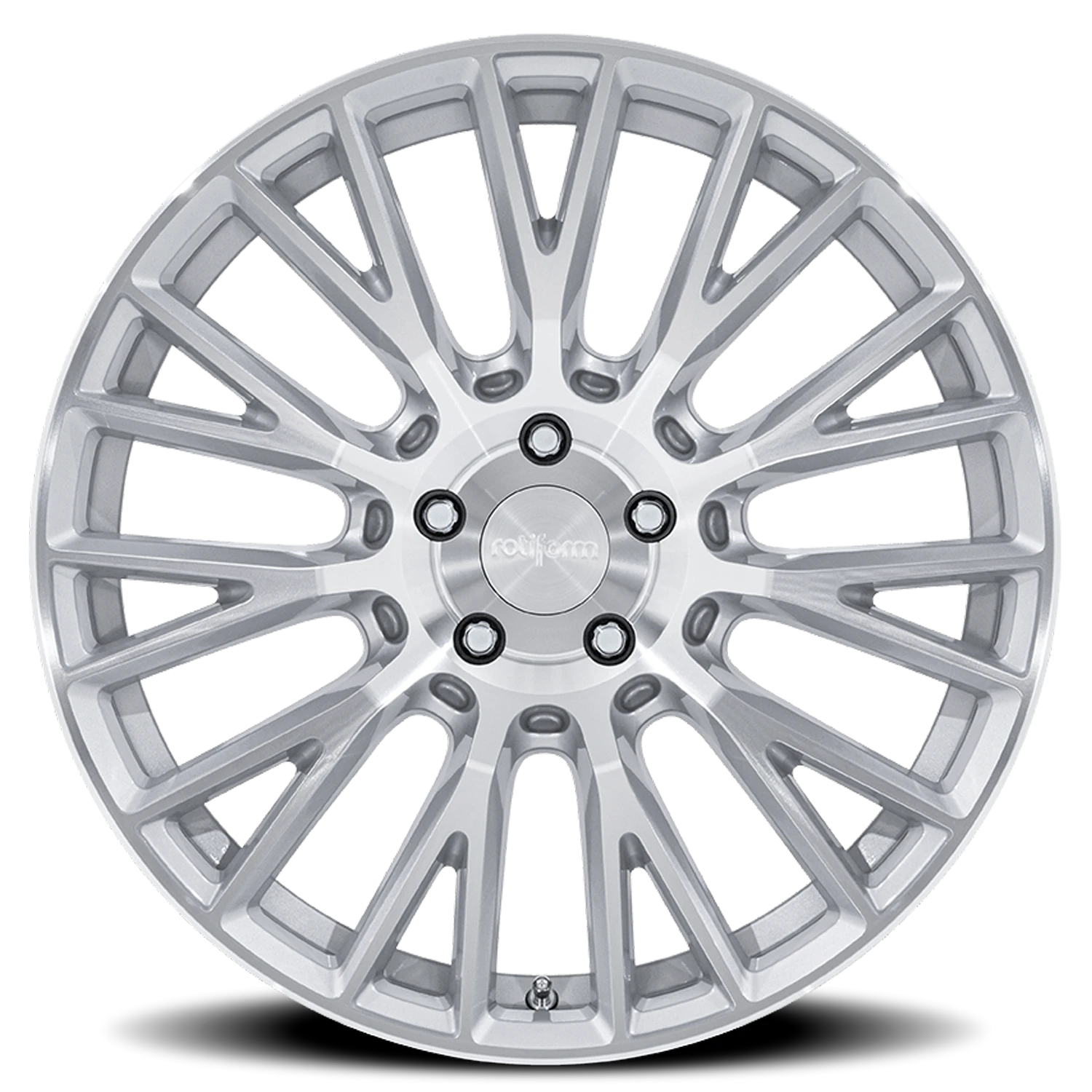 Rotiform LSE 20x8.5" 5x120mm 72.56mm CB +35mm Gloss Silver Machined Face