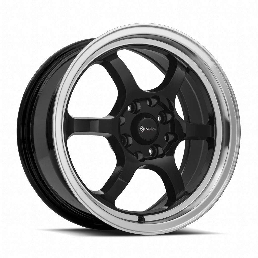 Vors LT61 15x7 35 4x100/4x114.3mm 73.1mm Gloss Black