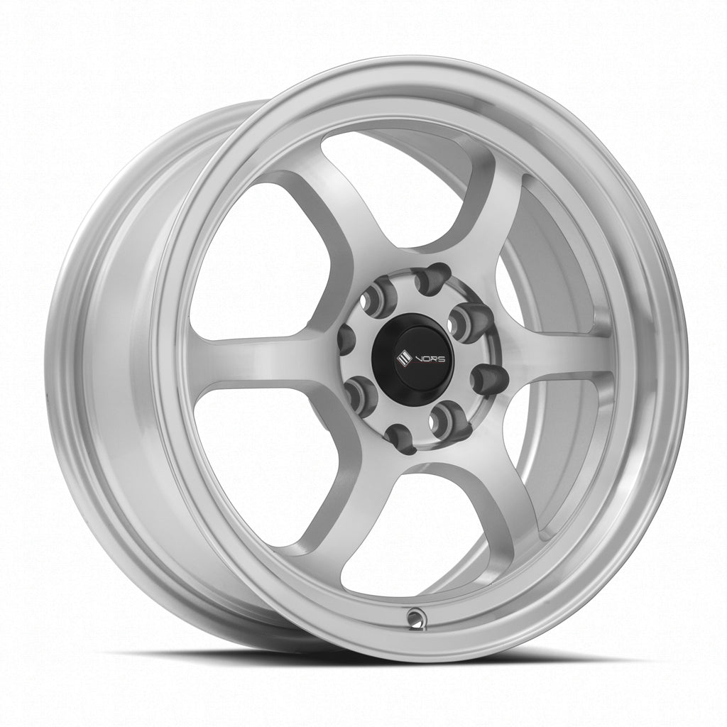 Vors LT61 15x7 35 4x100/4x114.3mm 73.1mm Silver Machined Face