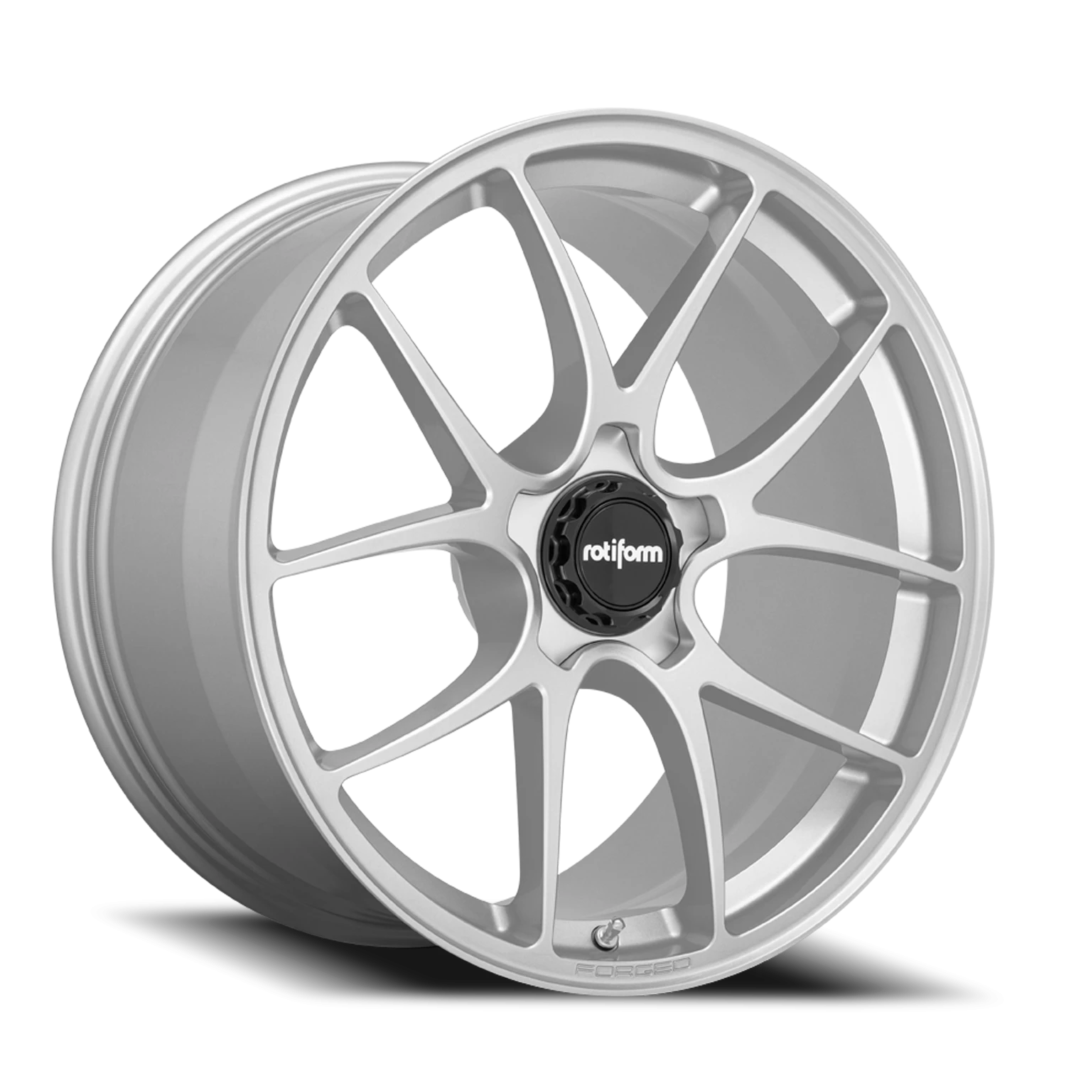 Rotiform LTN 19x8.5" 5x112mm 57.1mm CB +45mm Gloss Silver