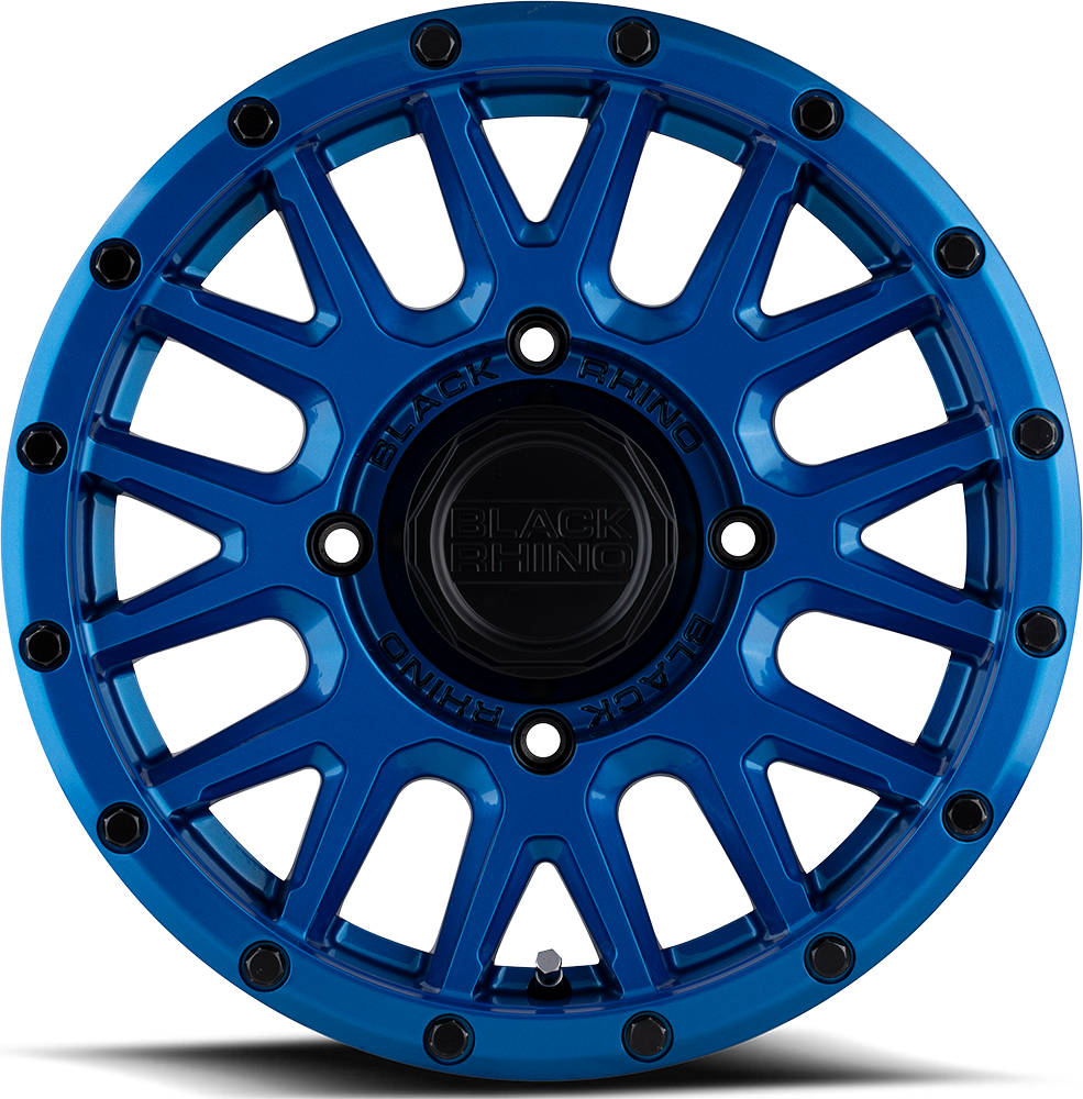 Black Rhino La Paz UTV 15x7" 4x110mm 80.2mm CB +36mm Blue Black Bolts