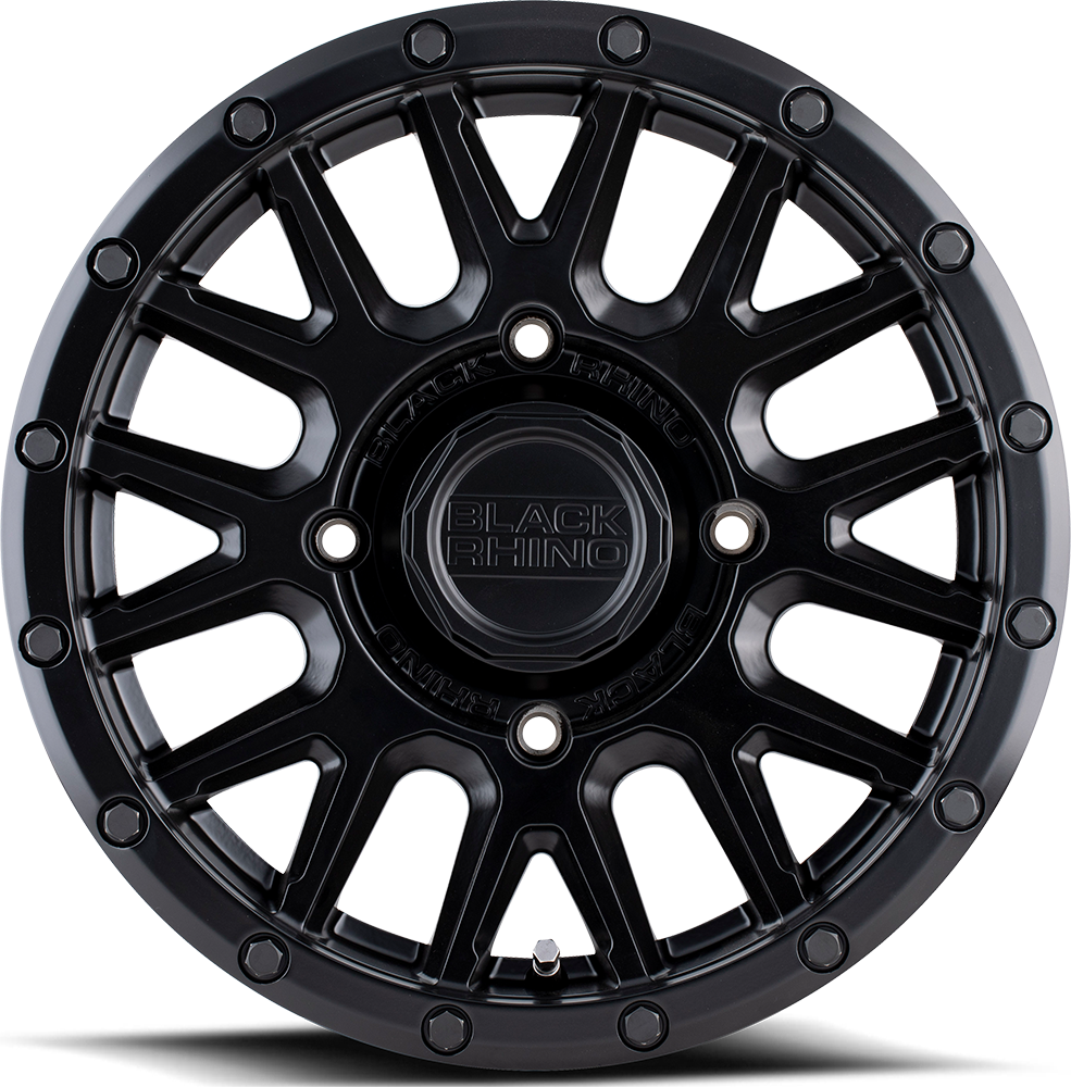 Black Rhino La Paz UTV 15x7" 4x136mm 106mm CB +51mm Matte Black