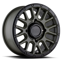 Black Rhino La Paz UTV 15x7" 4x110mm 80.2mm CB +36mm Olive Drab Green Black Lip Edge