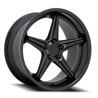 TSW Launch 19x8.5" 5x120mm 76.1mm CB +35mm Matte Black Gloss Black Lip