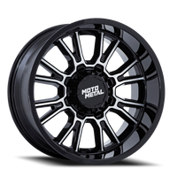 Moto Metal Legacy 18x9" 8x180mm 124.2mm CB +20mm Gloss Black Machined