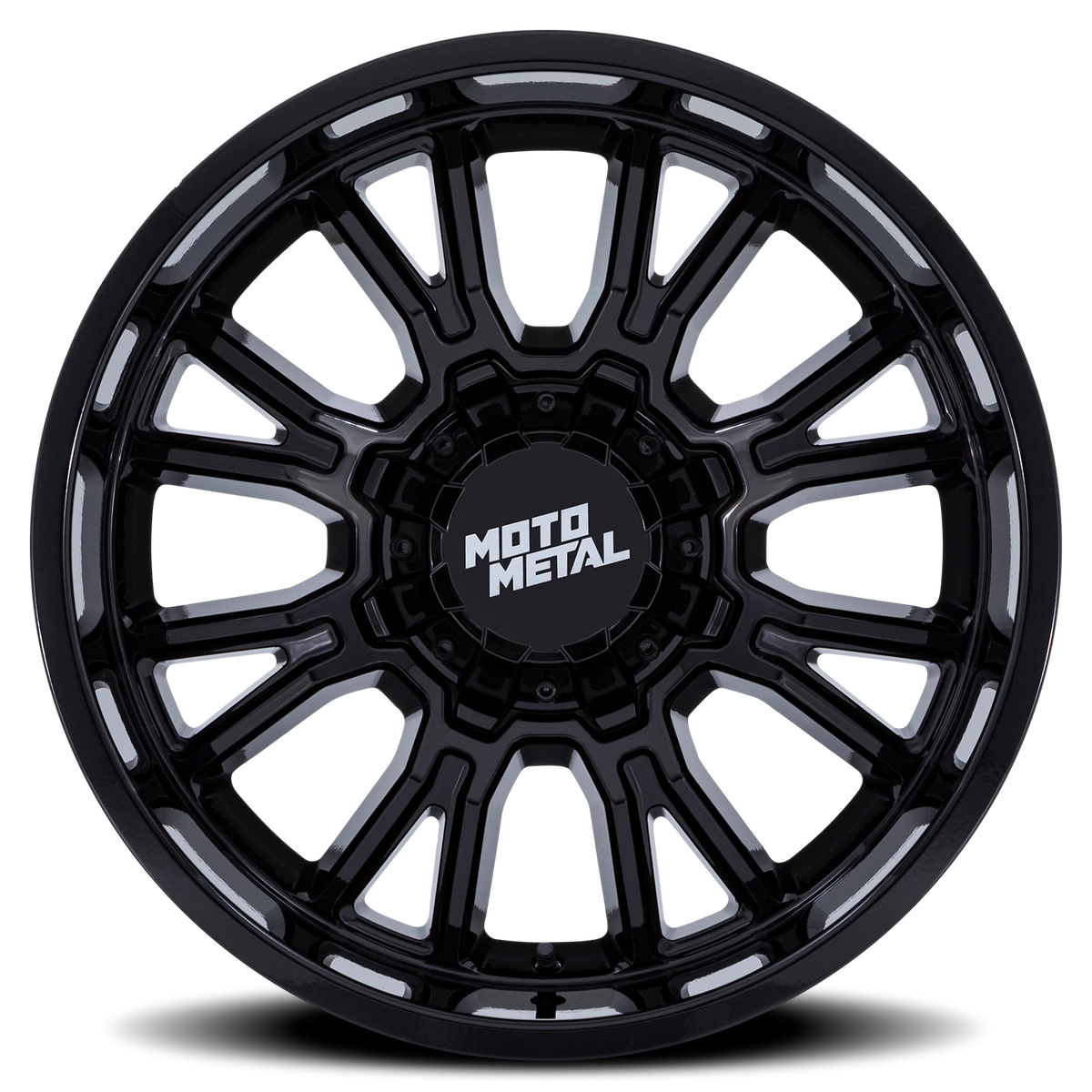 Moto Metal Legacy 22x9 +1 8x165.1mm 125.1mm Gloss Black