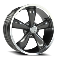 Vision 142 18x8.5 -6 5x127mm 83mm Gunmetal Machined Lip