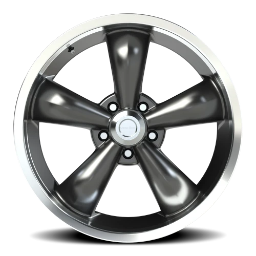 Vision 142 20x8.5 -6 5x120.65mm 83mm Gunmetal Machined Lip