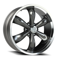 Vision 142 20x9 +20 6x139.7mm 106.2mm Gunmetal Machined Lip
