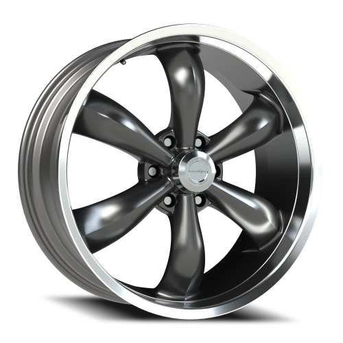 Vision 142 22x9.5 +30 6x139.7mm 106.2mm Gunmetal Machined Lip