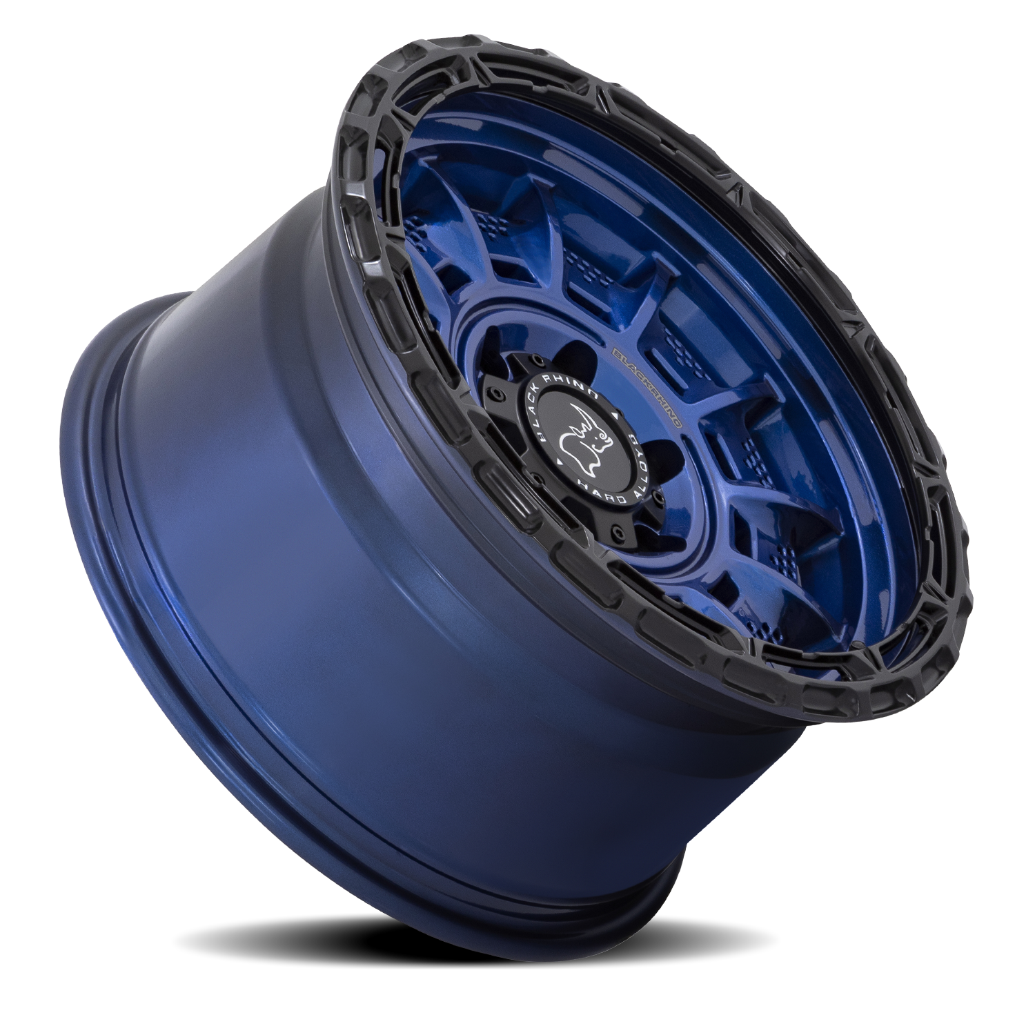 Black Rhino Legion BL 17x9 +0 5x127mm 71.5mm Cobalt Blue Black Lip