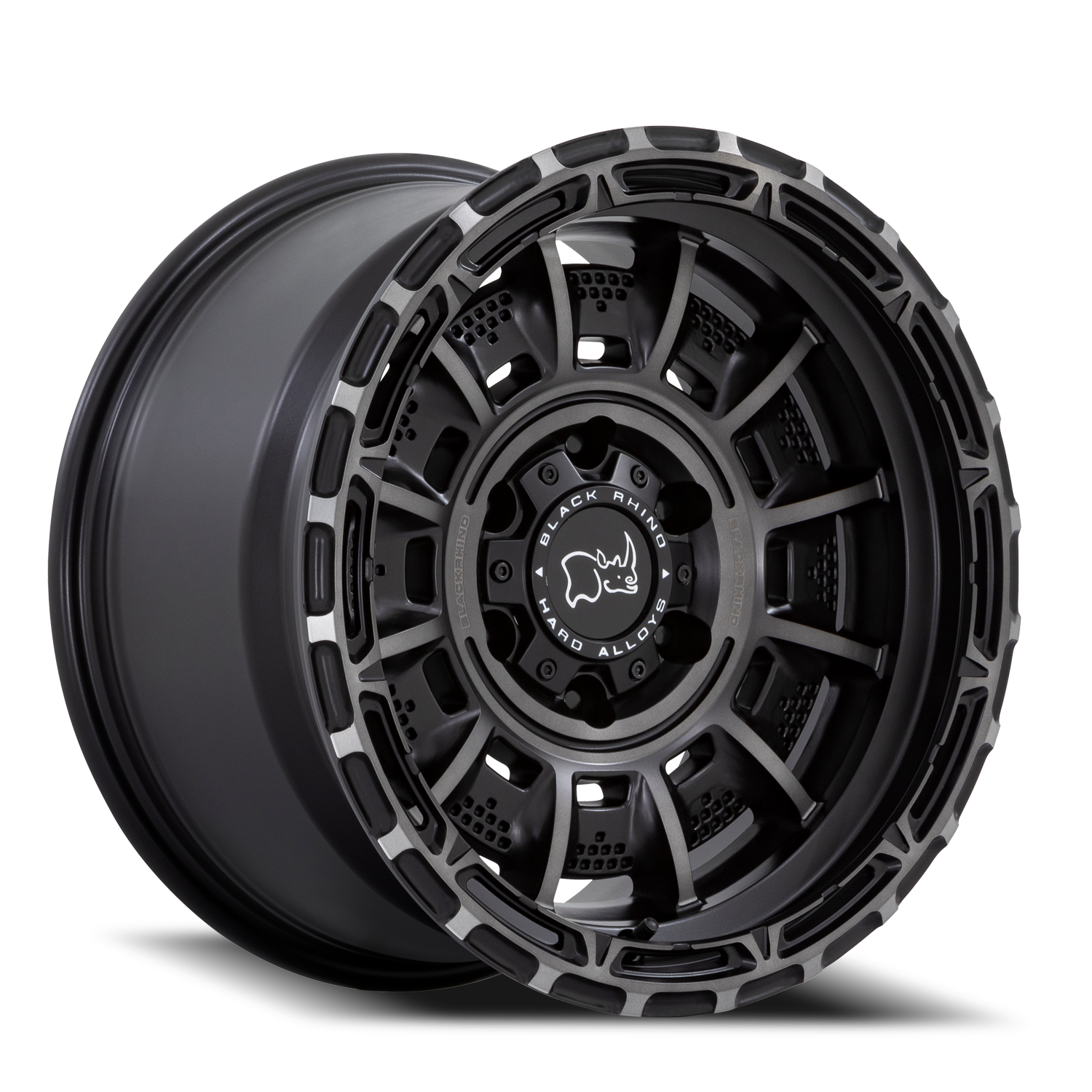 Black Rhino Legion 17x9" 6x139.7mm 106.1mm CB -12mm Matte Black Gray Tint