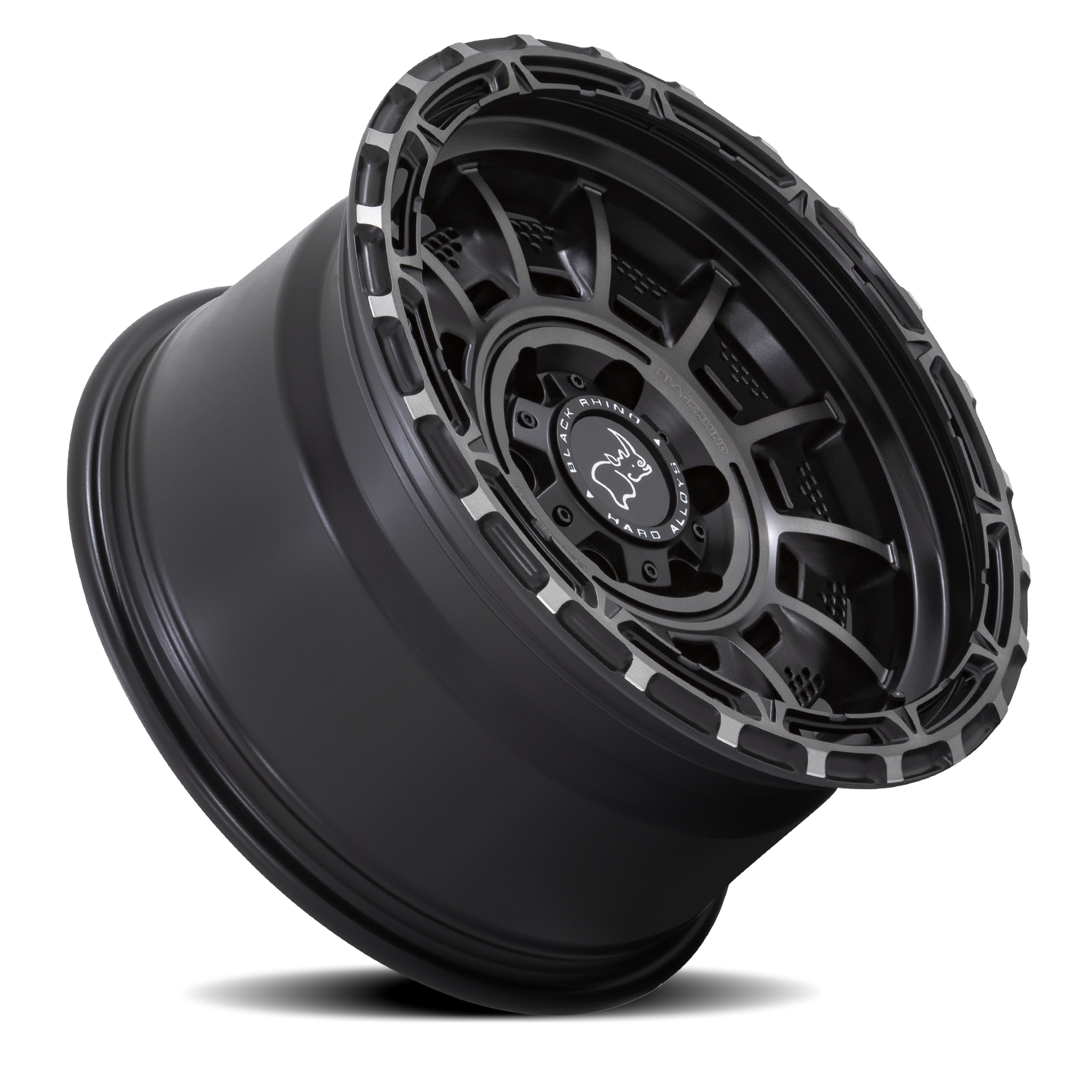 Black Rhino Legion 17x9" 6x139.7mm 106.1mm CB -12mm Matte Black Gray Tint
