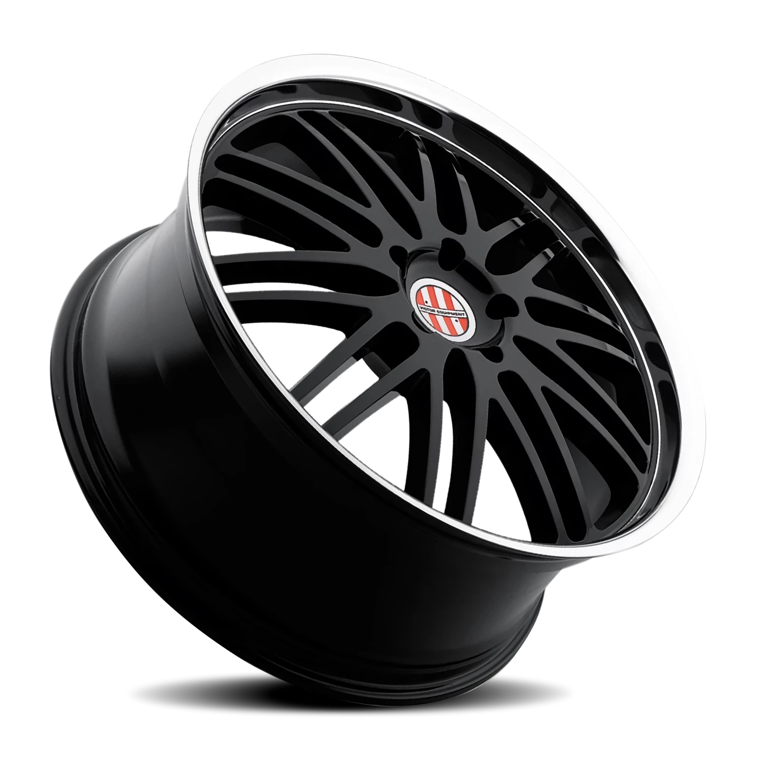 Victor Equipment Lemans 19x11" 5x130mm 71.6mm CB +36mm Gloss Black Mirror Cut Lip