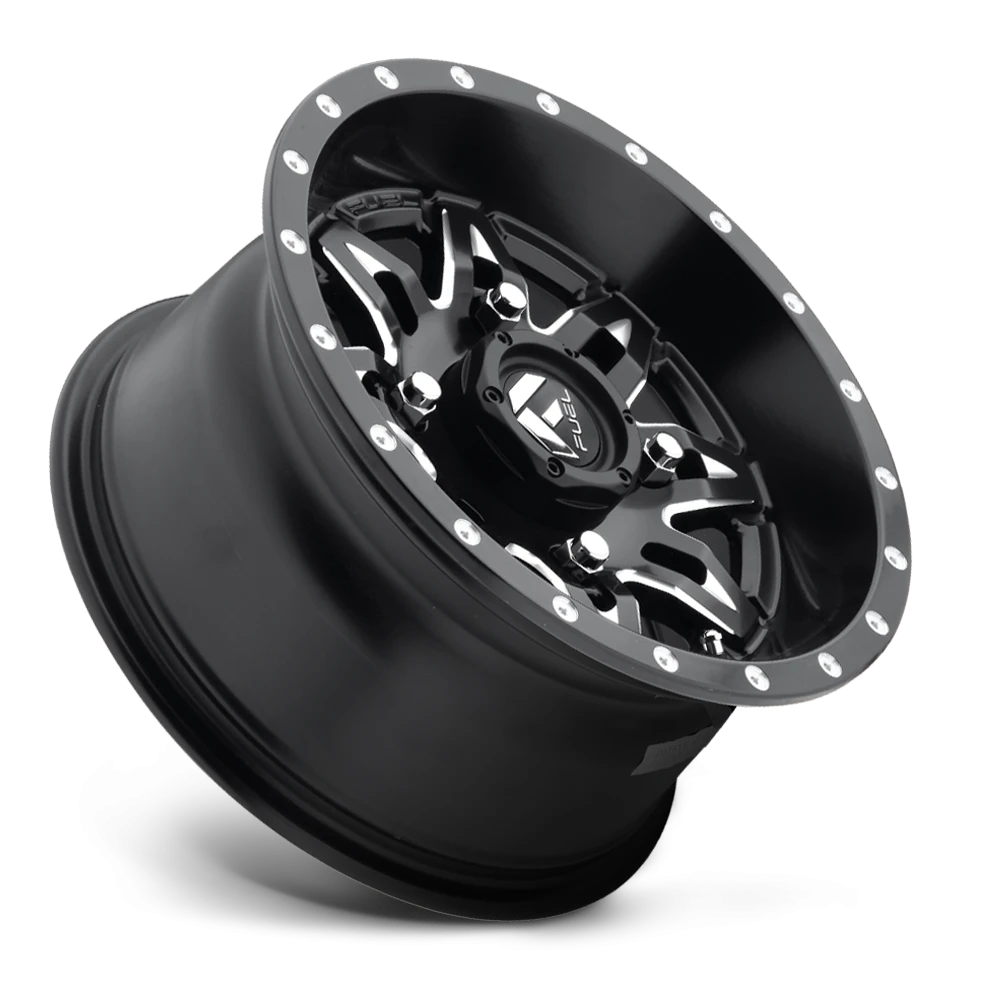 Fuel Lethal UTV 15x7" 4x156mm 132mm CB +13mm Matte Black Milled