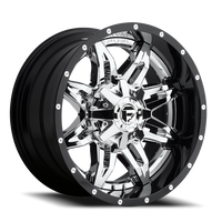 Fuel Lethal 20x12 -44 6x135mm 106.1mm Chrome Gloss Black Lip
