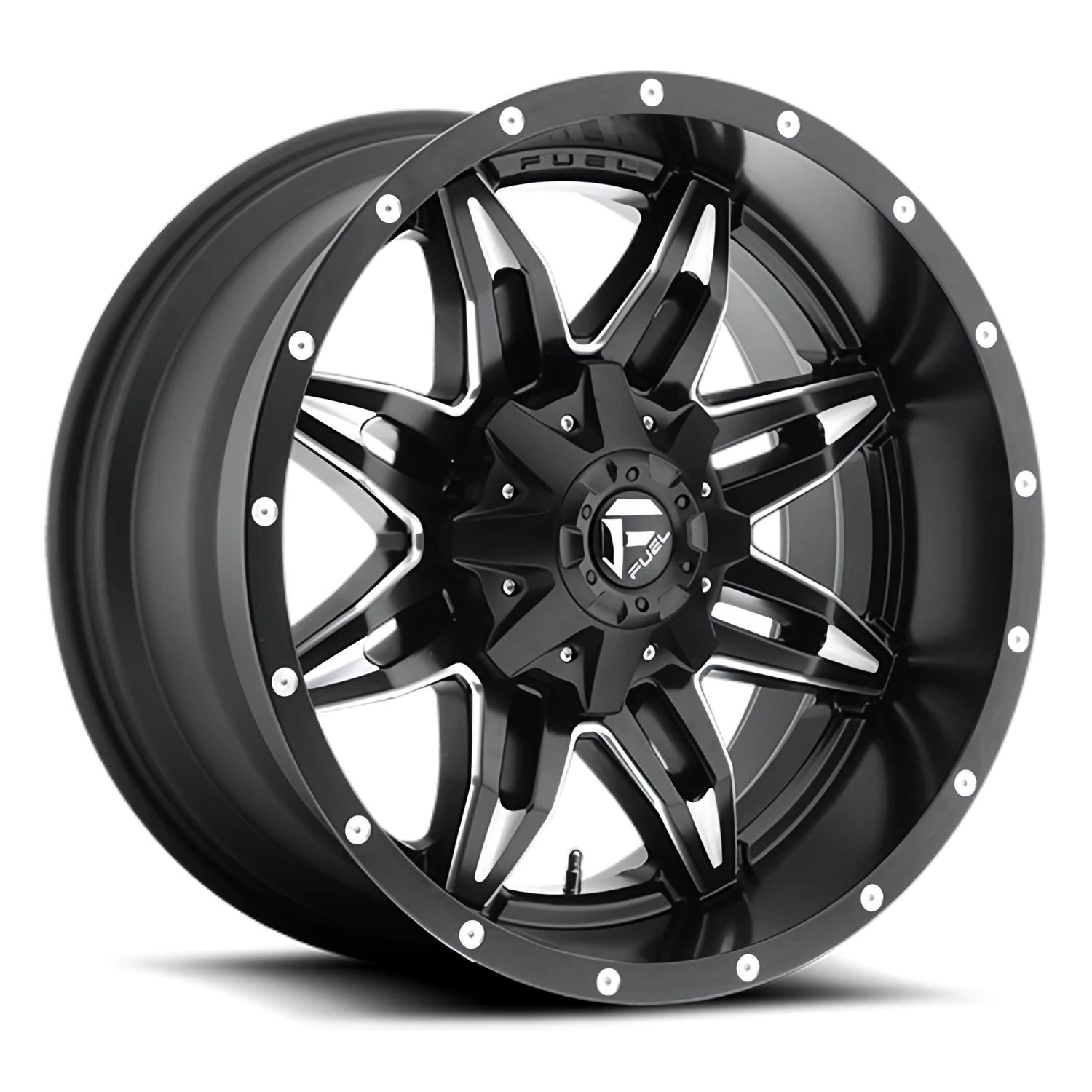 Fuel Lethal 15x8" 5x114.3mm 72.6mm CB -18mm Matte Black Milled