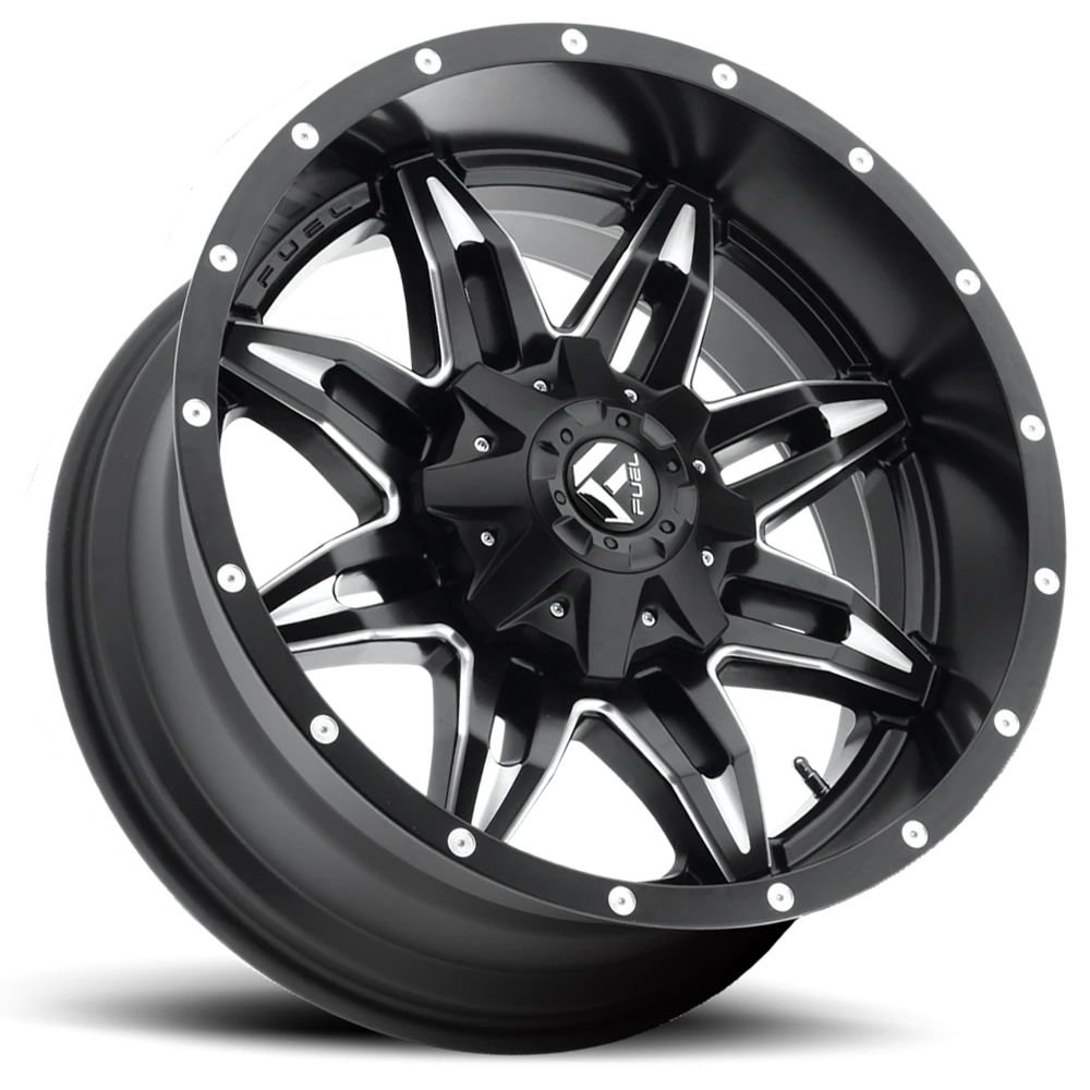 Fuel Lethal 18x9" 6x135mm 106.4mm CB -12mm Matte Black Milled