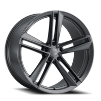 Ohm Lightning 18x8.5" 5x114.3mm 71.1mm CB +30mm Gloss Gunmetal
