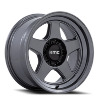 KMC Lobo 17x8.5" 6x114.3mm 66.06mm CB +18mm Matte Anthracite