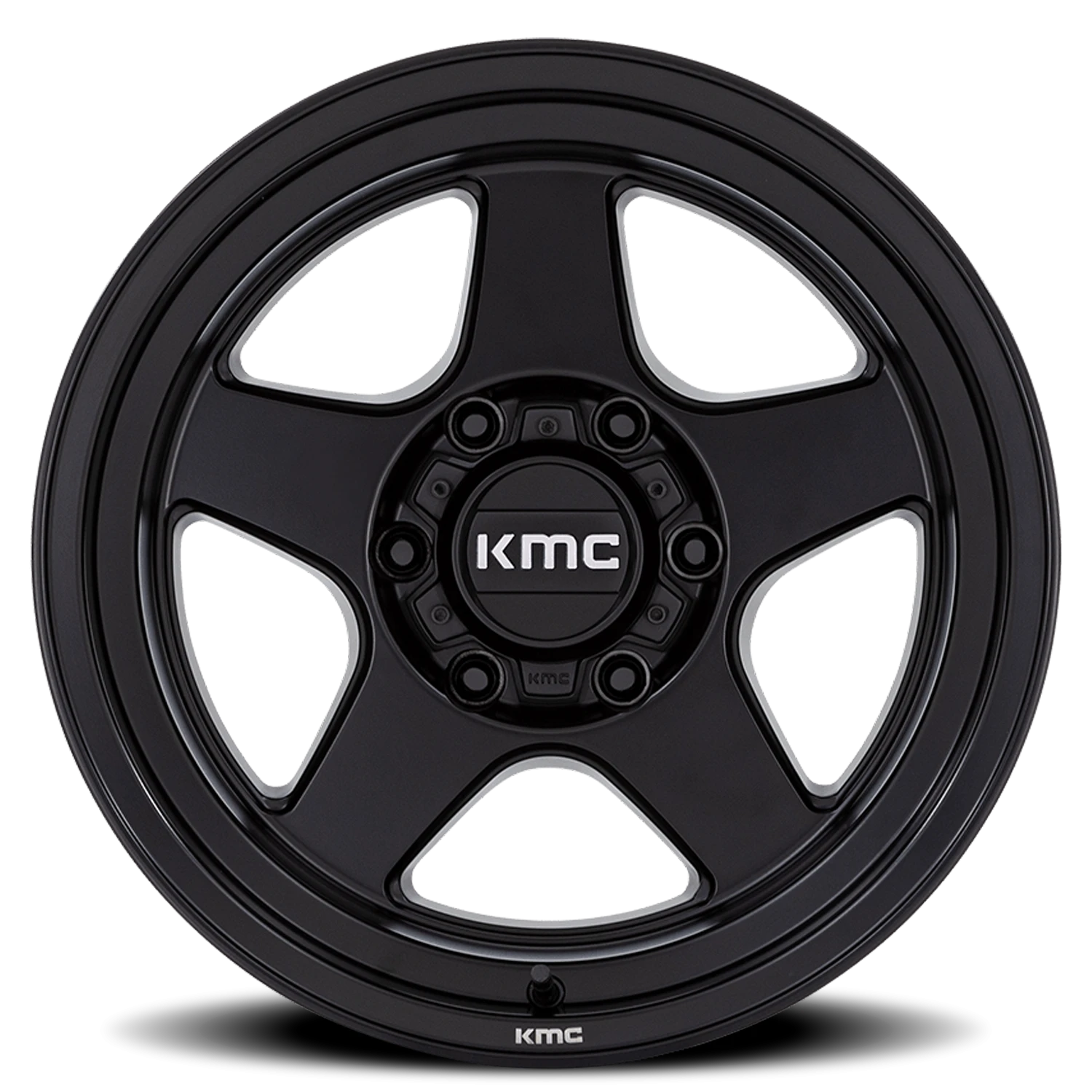 KMC Lobo 17x8.5" 6x120mm 66.9mm CB +18mm Matte Black