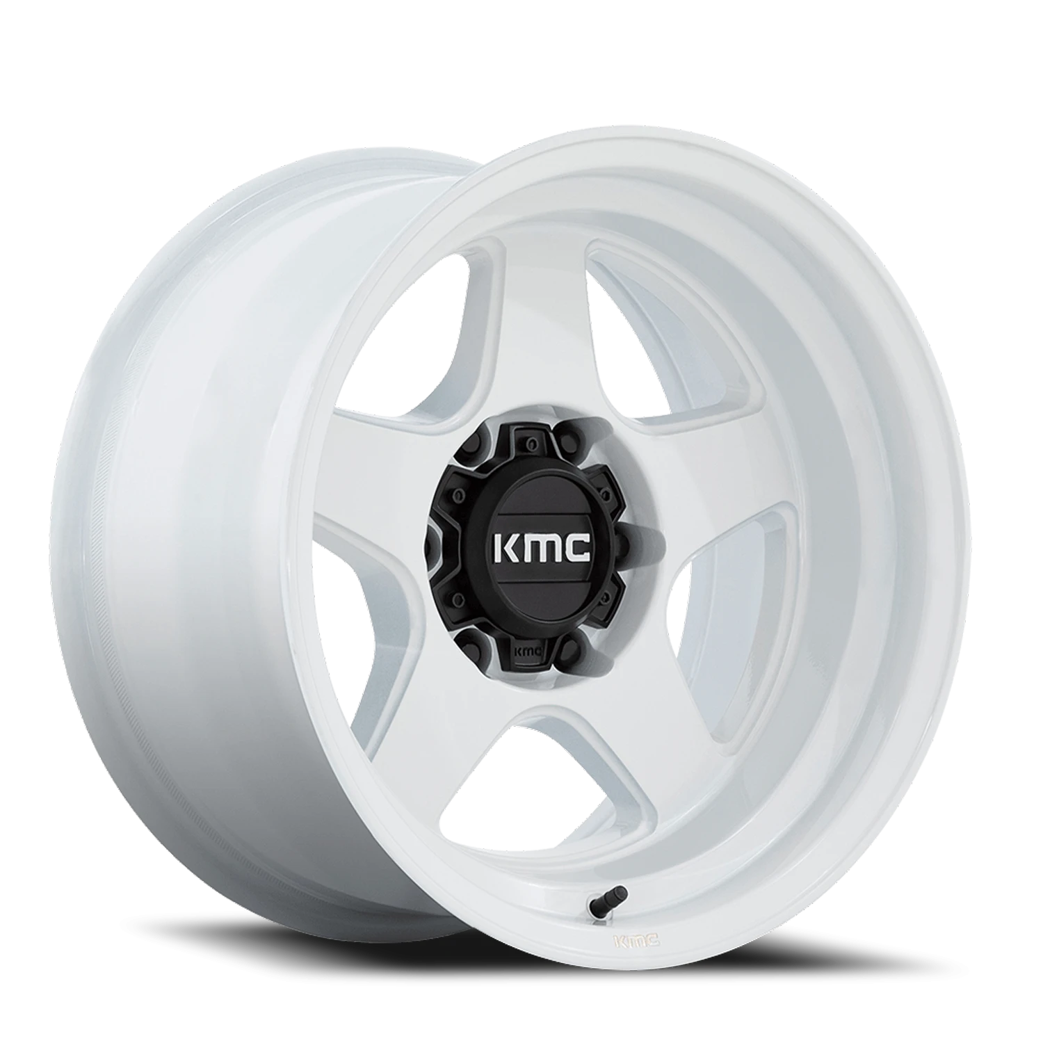 KMC Lobo 17x9" 5x127mm 71.5mm CB -38mm Gloss White