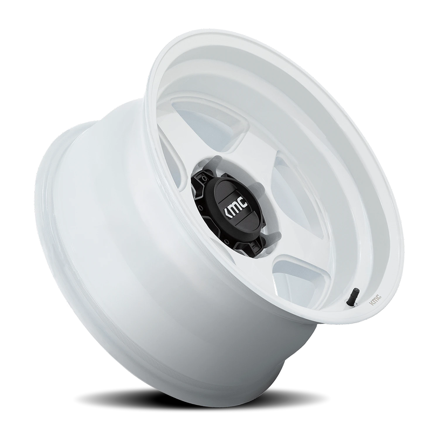 KMC Lobo 17x9" 5x127mm 71.5mm CB -38mm Gloss White