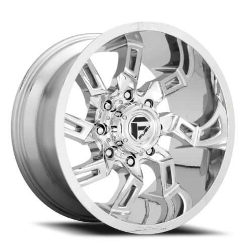 Fuel Lockdown 20x10 -18 8x180mm 124.3mm Chrome