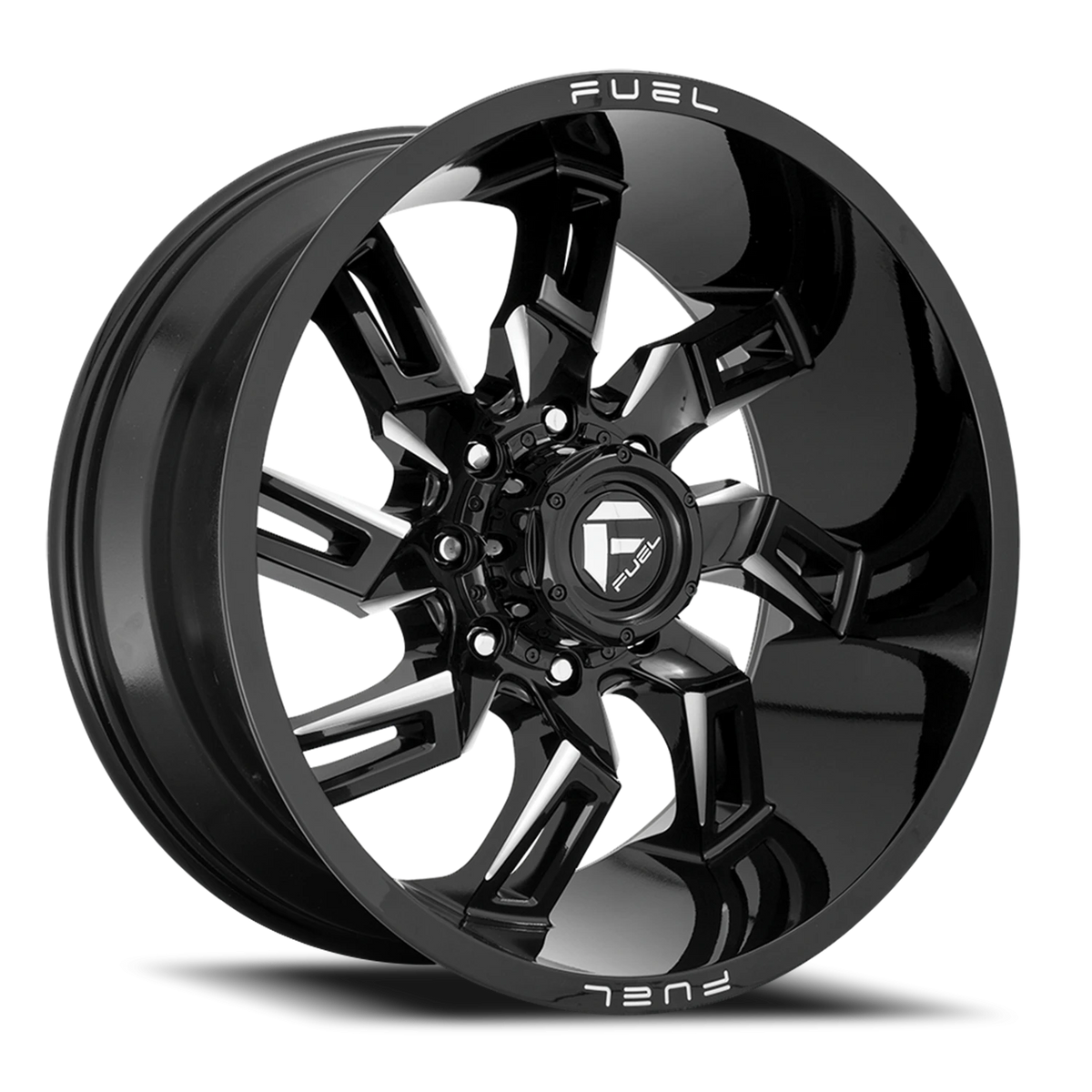 Fuel Lockdown 20x9 +1 5x127mm 71.5mm Gloss Black Milled