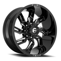 Fuel Lockdown 20x9 +1 5x127mm 71.5mm Gloss Black Milled