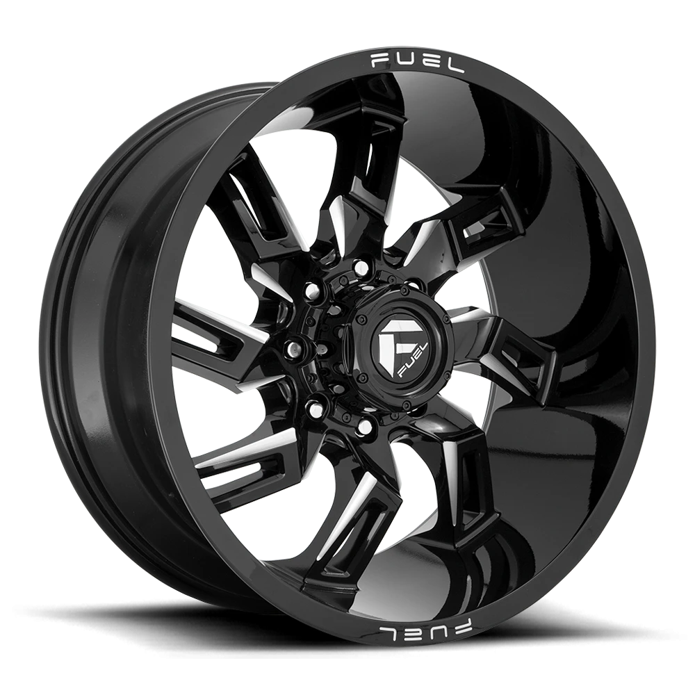 Fuel Lockdown 20x9" 6x139.7mm 106.1mm CB +1mm Gloss Black Milled