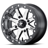 MSA Lok 15x7" 4x156mm 132mm CB 0mm Charcoal Tint