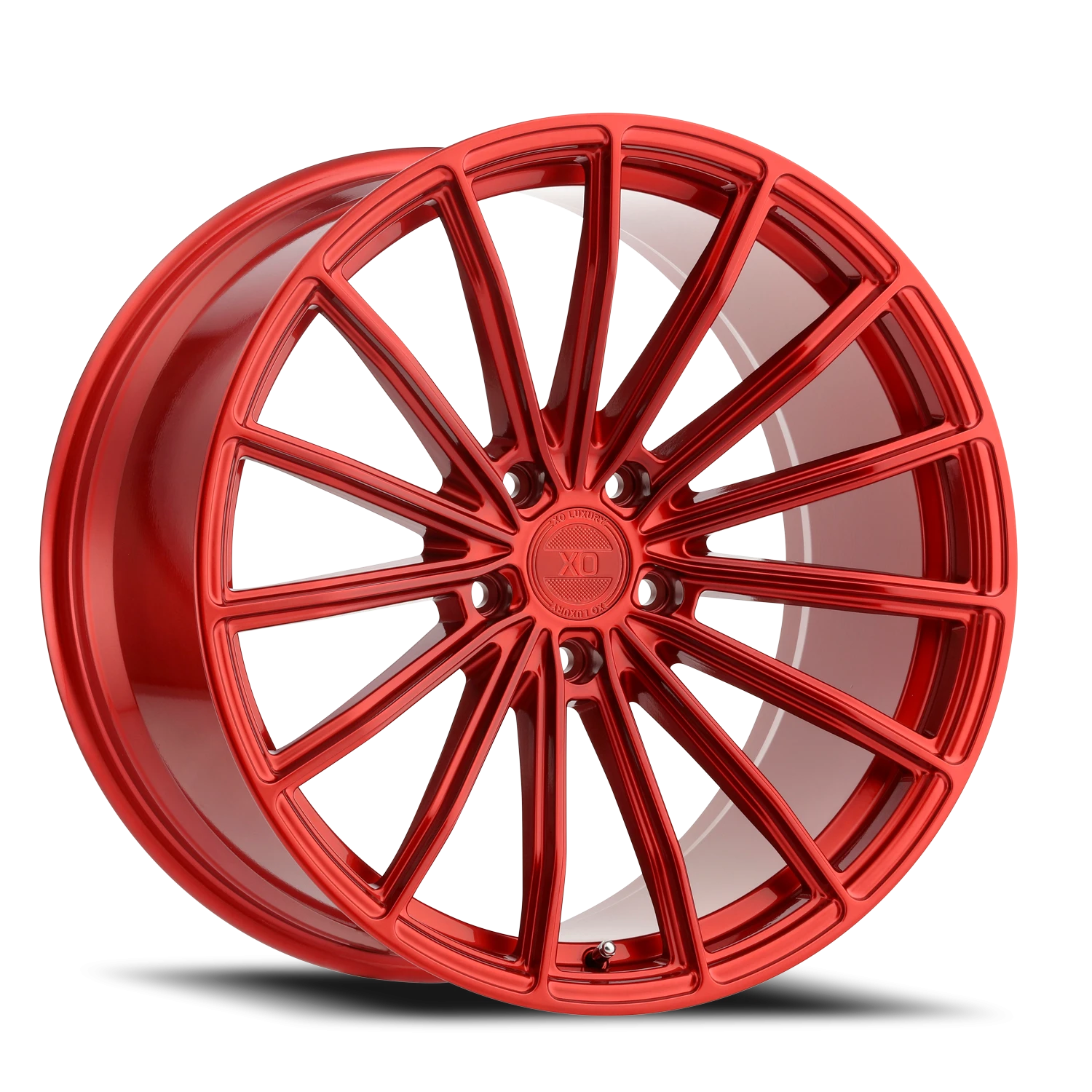 XO Luxury London 22x10.5" 5x112mm 66.6mm CB +20mm Candy Red