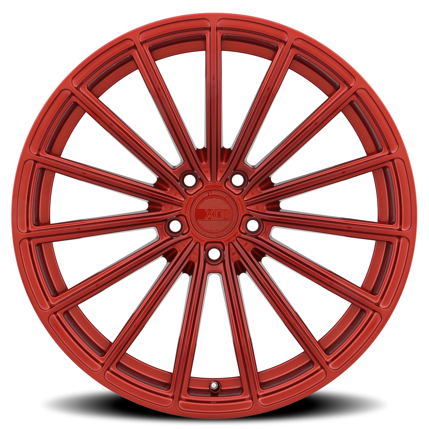 XO Luxury London 22x10.5" 5x112mm 66.6mm CB +20mm Candy Red