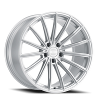 XO Luxury London 22x10.5" 5x115mm 71.5mm CB +20mm Silver Brushed Face