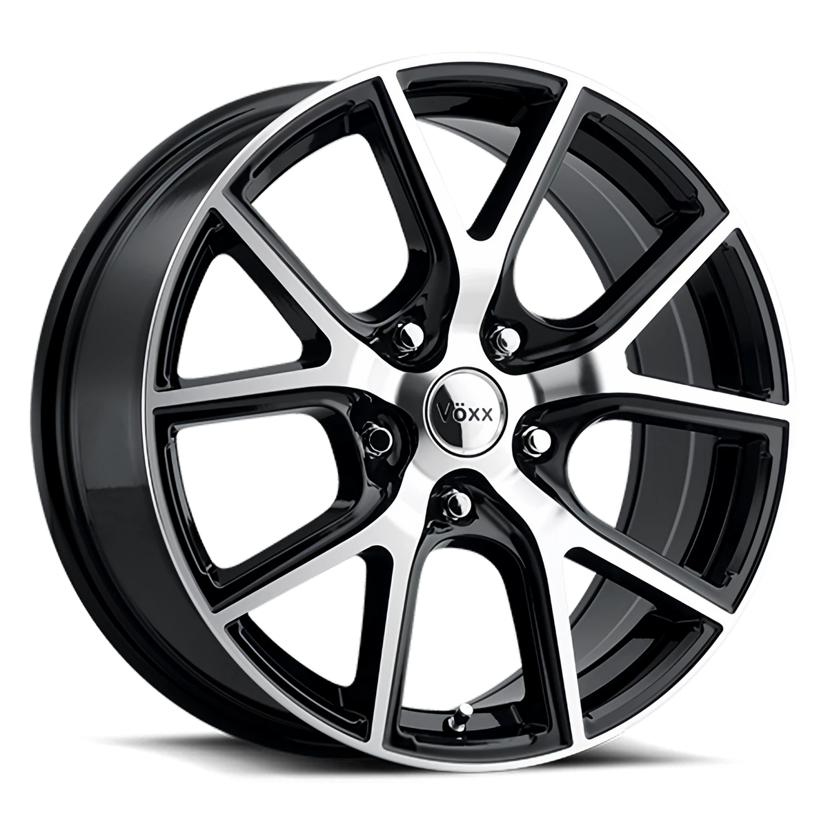 Voxx Wheel Lumi 18x8 +20 5x115mm 71.6mm Gloss Black Machined Face