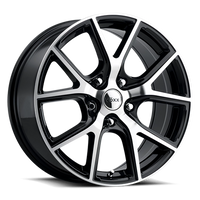 Voxx Wheel Lumi 17x8 +35 5x120mm 72.56mm Gloss Black Machined Face