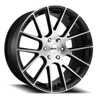 DUB Luxe 22x9.5" 6x139.7mm 78.1mm CB +20mm Gloss Black Brushed