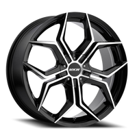 MKW M121 GBM 18x8 +40 4x100/4x114.3mm 73mm Gloss Black Machined - Wheel Warehouse