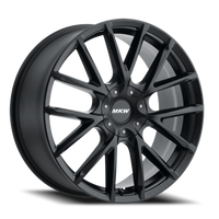 MKW M123 GB 20x8.5 +40 5x110/5x115mm 73mm Gloss Black - Wheel Warehouse