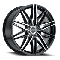 MKW M124 GBM 20x8.5 +40 5x112/5x114.3mm 73mm Gloss Black Machined - Wheel Warehouse