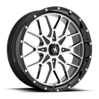 MSA Portal 18x7" 4x110mm 86mm CB 0mm Gloss Black Machined