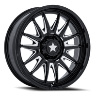 MSA M55 Commander UTV 15x7 +10 4x137mm 110.1mm Gloss Black Milled