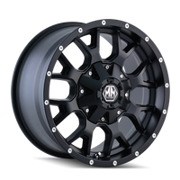 Mayhem Warrior 18x9" 8x170mm 125.2mm CB +18mm Matte Black