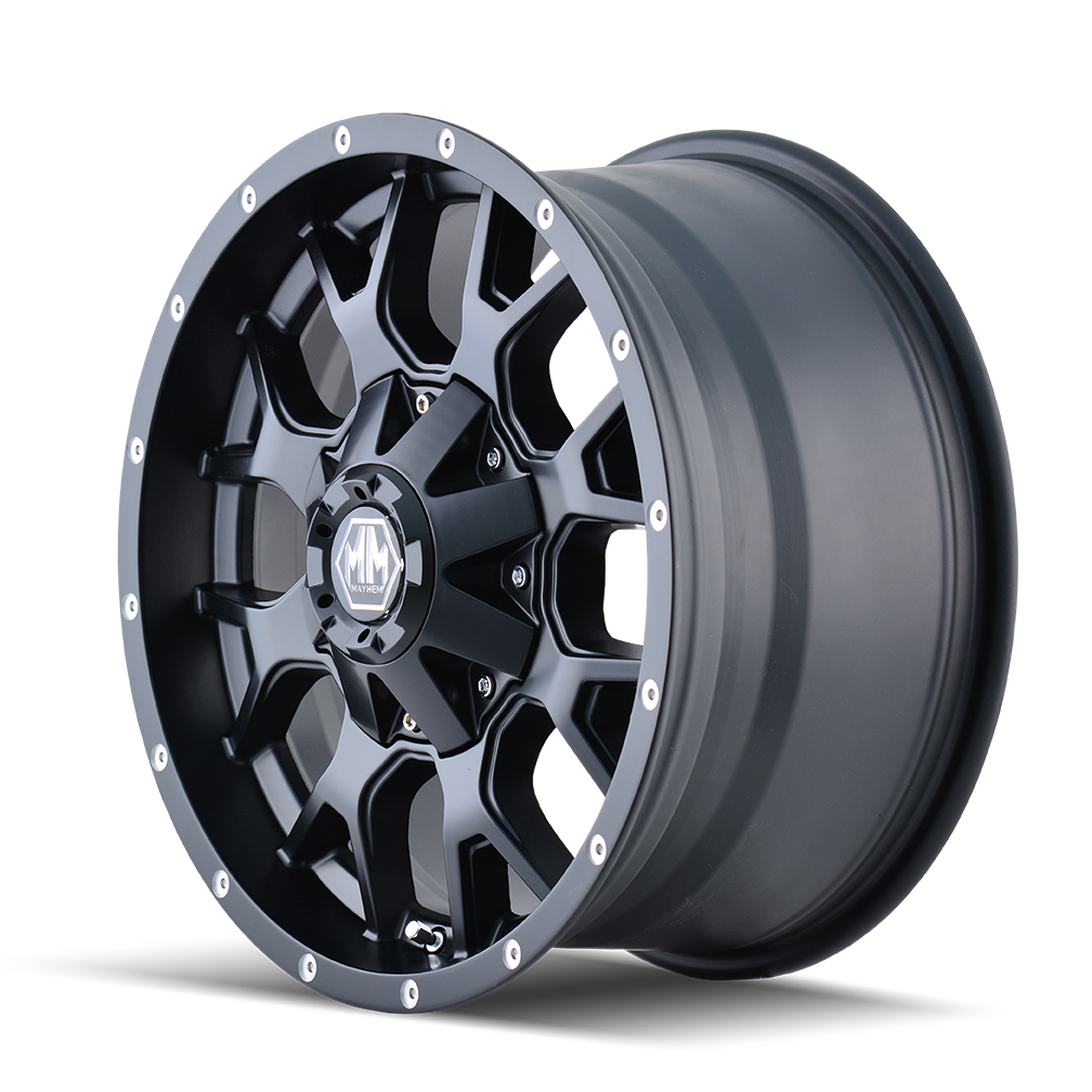 Mayhem Warrior 18x9" 8x170mm 125.2mm CB +18mm Matte Black