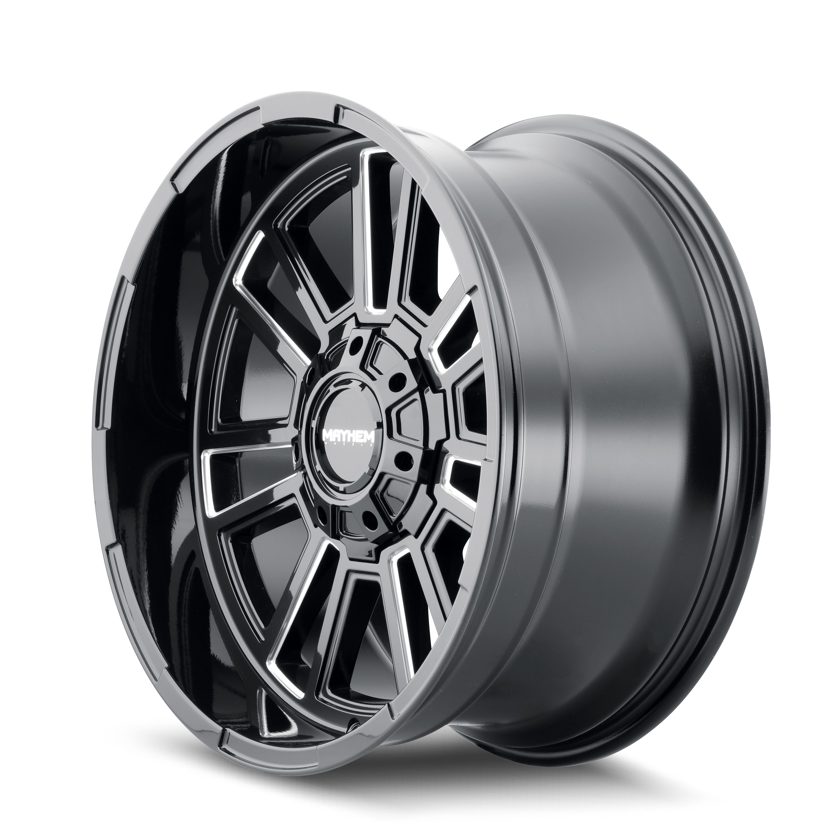 Mayhem Apollo 20x9" 6x135mm 106mm CB 0mm Gloss Black Milled