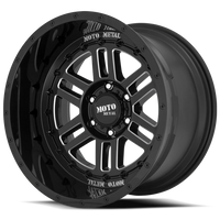 Moto Metal MO800 20x10" 6x135mm 87.1mm CB -18mm Gloss Black Milled