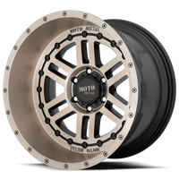 Moto Metal MO800 20x12" 5x127mm 71.5mm CB -44mm Satin Black Bronze Tint